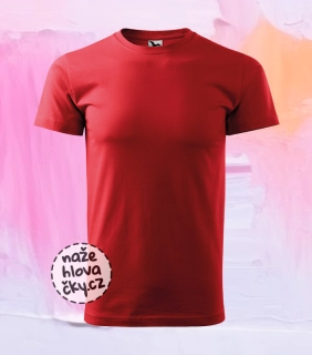 Tričko BASIC pánské červená