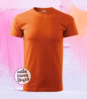 Tričko BASIC pánské oranžová