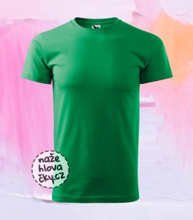 Tričko BASIC pánské středně zelená