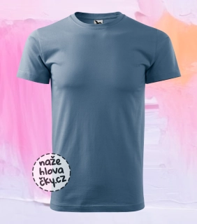 Tričko BASIC pánské denim