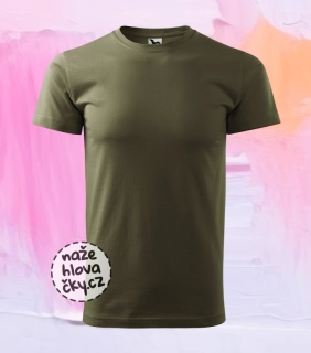 Tričko BASIC pánské military