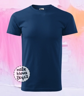 Tričko BASIC pánské půlnoční modrá