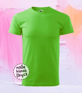 Tričko BASIC pánské apple green