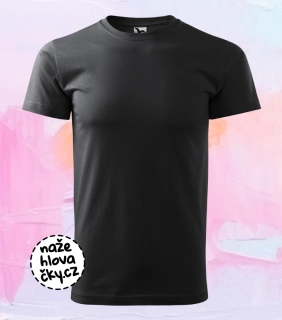 Tričko BASIC pánské ebony gray