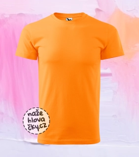 Tričko BASIC pánské tangerine orange