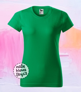 Tričko BASIC dámské středně zelená