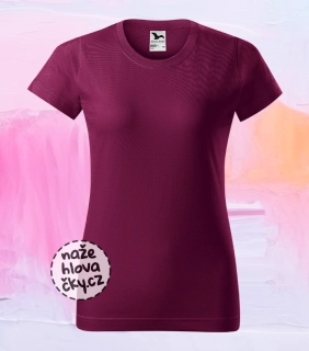 Tričko BASIC dámské fuchsiová
