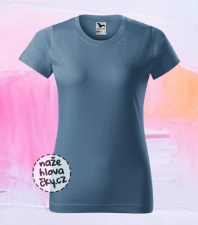 Tričko BASIC dámské denim