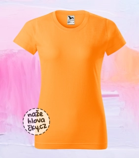 Tričko BASIC dámské tangerine orange