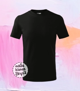 Tričko BASIC dětské černá