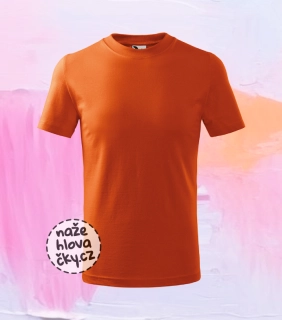 Tričko BASIC dětské oranžová