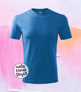 Tričko BASIC dětské azurově modrá