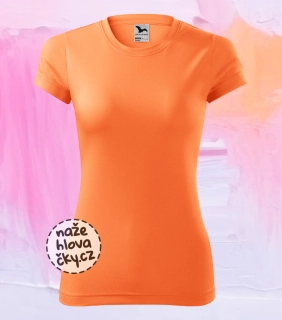 Tričko FANTASY dámské neon mandarine