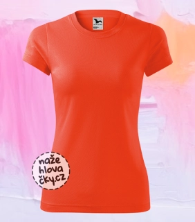 Tričko FANTASY dámské neon orange