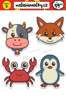 Nažehlovačka - ZVÍŘÁTKA 2 - sticker style