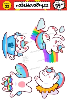 Nažehlovačka - CUTE CAT3 - sticker style