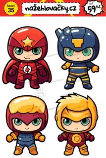 Nažehlovačka - SUPER HERO 1 - sticker style