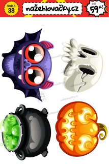 Nažehlovačka - HALLOWEEN - cartoon style
