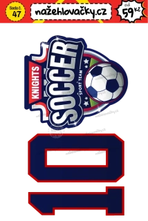 Nažehlovačka - LOGO SOCCER TEAM 10