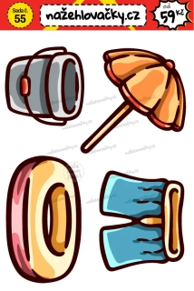 Nažehlovačka - VODNÍ HRY 2 - sticker style