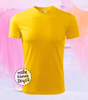 Tričko FANTASY pánské žlutá 2XL