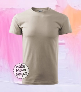 Tričko BASIC pánské ledově šedá 2XL
