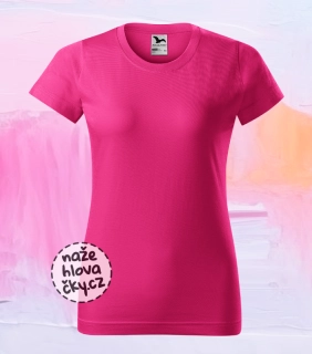 Tričko BASIC dámské purpurová L