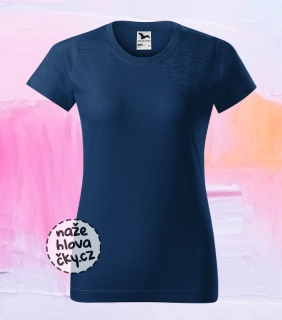Tričko BASIC dámské půlnoční modrá XL